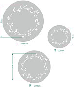 Šablóna Veniec Zuzka , Sada 20cm, 28cm, 35cm